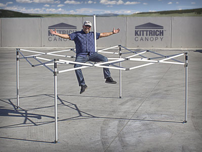 Kittrich Canopy Mega Series Frame Strength Demo